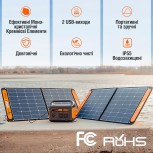 Портативна сонячна панель JACKERY Solar Saga 100W